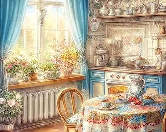 Grandmacore Kitchen High Resolution JPGs for Junk Journaling, Scrapbooking, Card Making, Digital Downloads, Vintage
