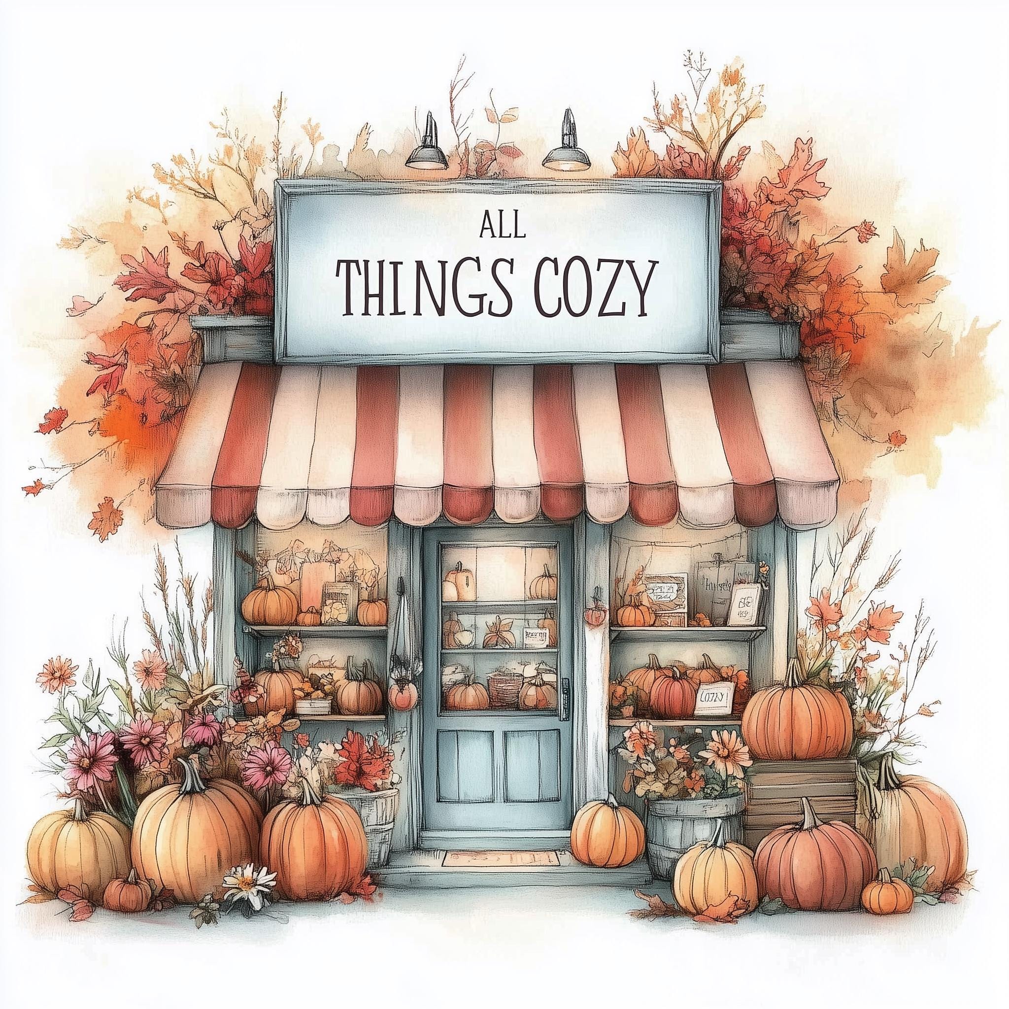 Fall Shop High Resolution Jpgs for Junk Journaling, Scrapbooking, Card ...