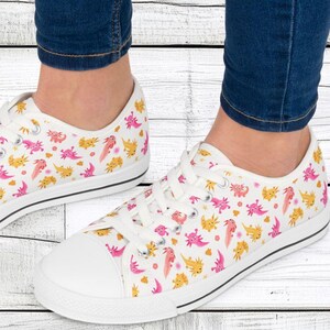 Women&#39;s Low Top Sneakers, Axolotls, Casual Lace-Up Shoes for Walking, Breathable Canvas Shoes, Fun, Cute, Comfortable, Unique, Cool, gift