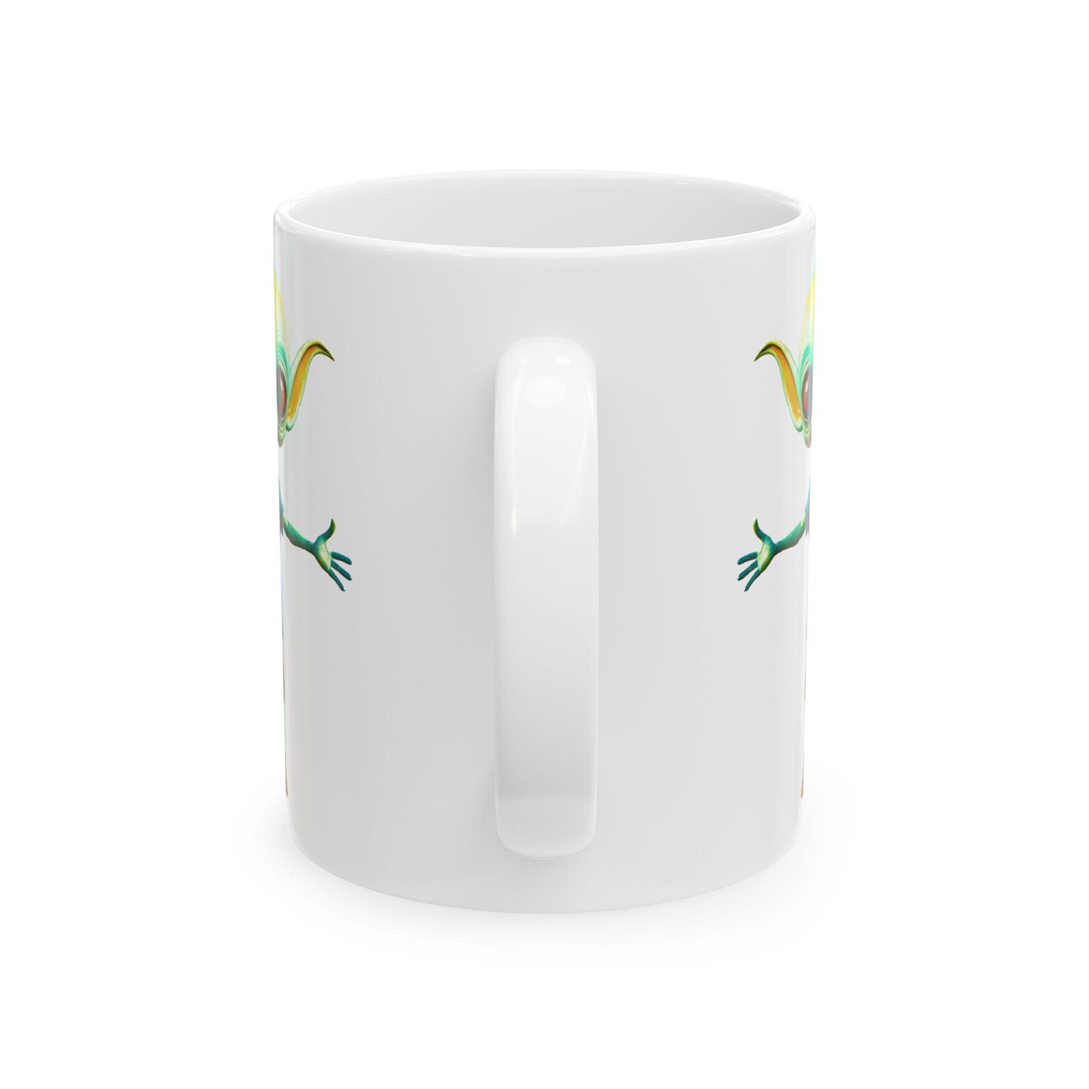 Alien Hug Ceramic Mug, Funny Space Coffee Cup, UFO Lover ...