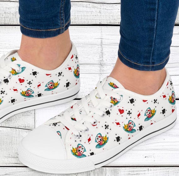 Scarpe Da Ginnastica Basse Donna In Tela - Sneakers Casual Alla Moda Con Lacci - Comode Per Tutti I Giorni - 2