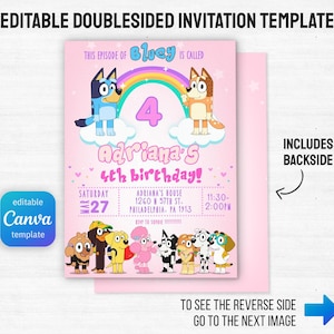 Paw-ty Editable Invitation, puppies Printable Birthday Invite boy girl, puppy invitation, dog invite, pool party Birthday Invite template