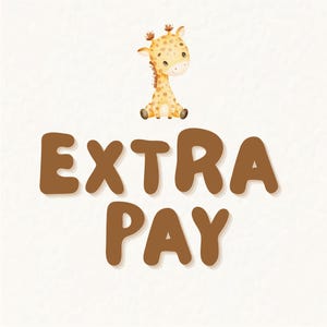 Extra Pay - Please contact us before purchasing this listing