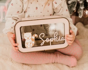 Alcancía para niños, alcancía para ahorrar dinero para niños pequeños, alcancía de madera personalizada con nombre, regalo para niños, alcancía personalizada para bebés