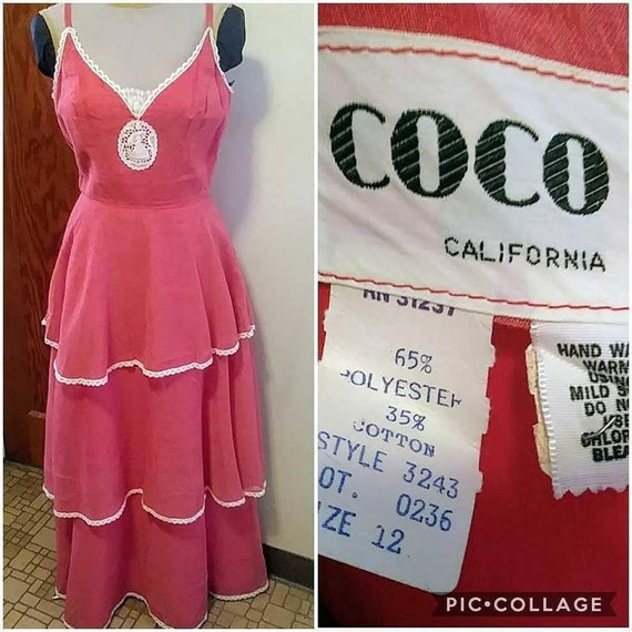 Vintage 60's Sundress | Sweet Late 60's Coco Calif