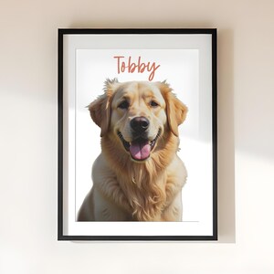 Pet Painting, Pet Portrait, Watercolor Pet Painting, Custom Dog Portrait, Custom Pet Portrait, Pet Gift, Dog Painting, Pet Memorial Gift