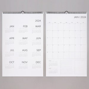 12 Month Wall Calendar 2024