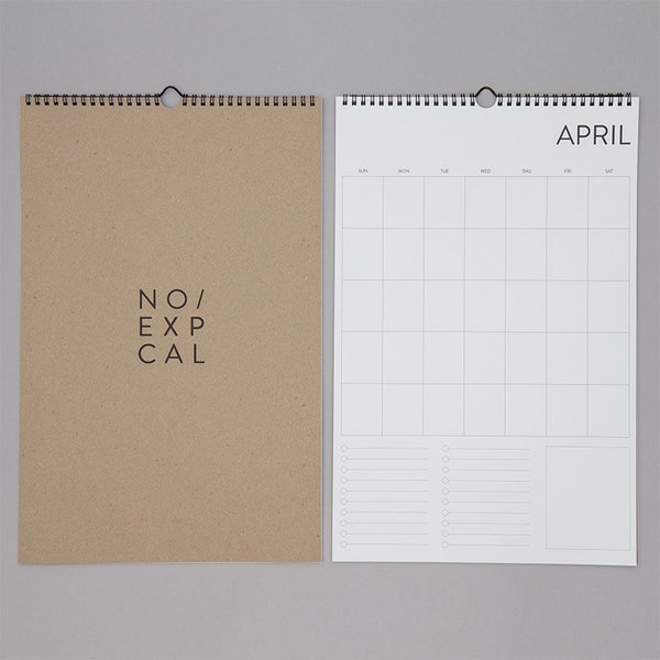 No Exp. Wall Calendar