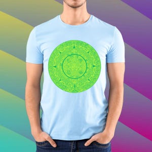 Mayan Calendar T-Shirt, Mexican Fashion Tee, Aztec Calendar Shirt, Yucatan Gift for Her, Birthday Shirt, Mexico Apparel, san valentines