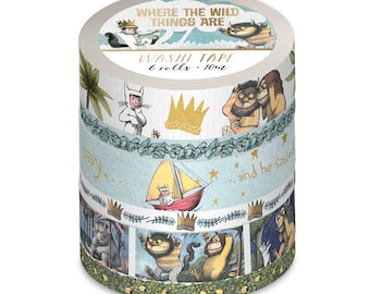 Washi Tape Bundle - Where the Wild Things Are - OFFICIALLY LICENSED