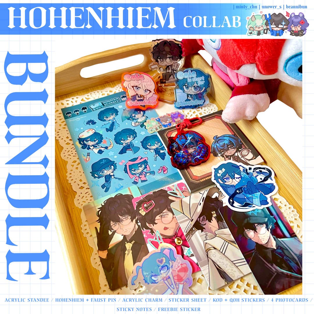 LIMBUS COMPANY Hohenheim Collab BUNDLE - Etsy