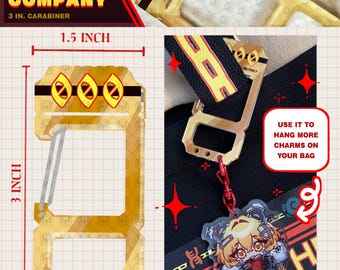 LIMBUS COMPANY Acrylic Ticket Carabiner