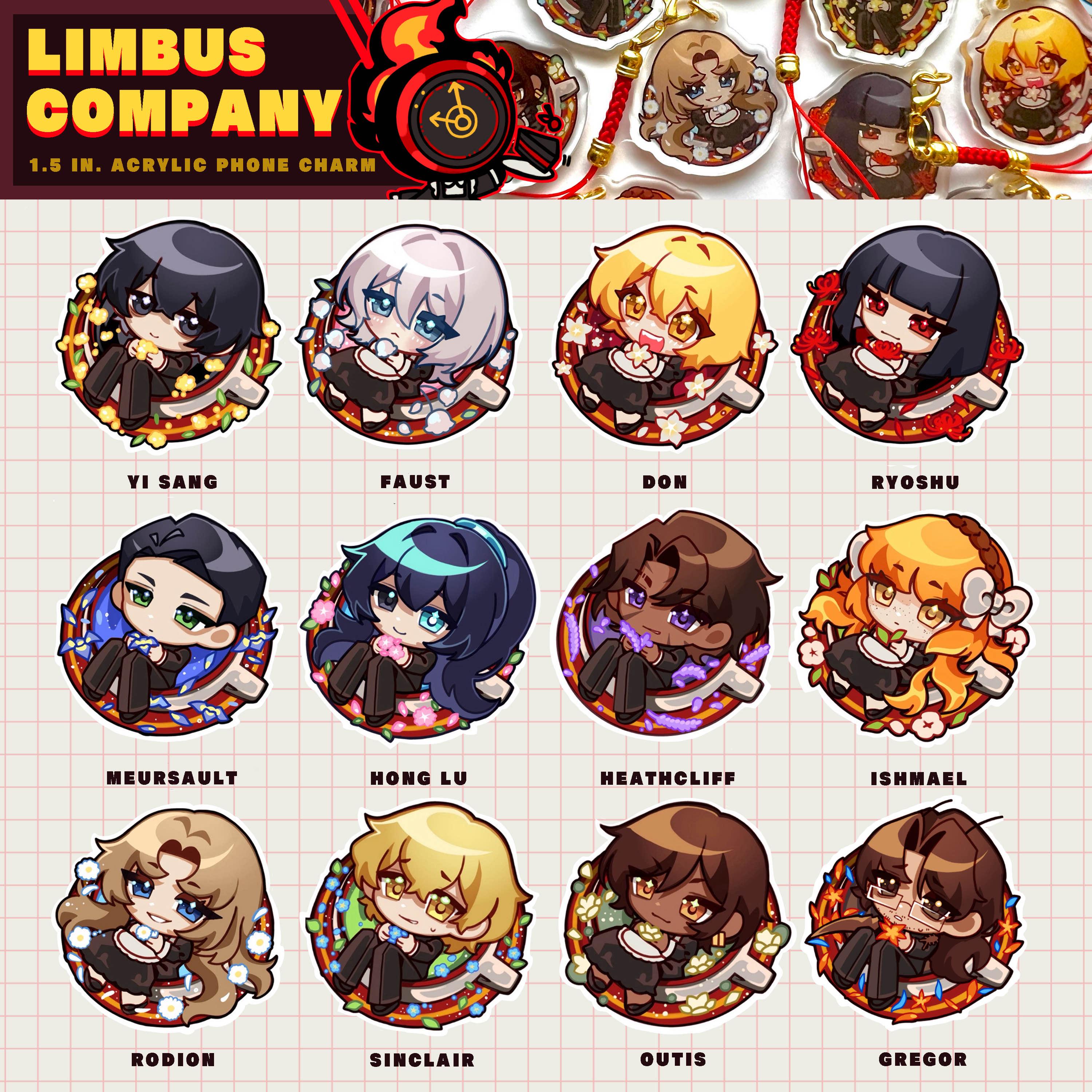 LIMBUS COMPANY Cafe Phone Charms - Etsy
