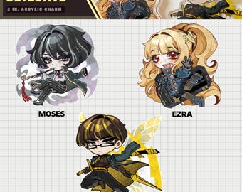 DISTORTION DETEKTIVE Acryl Charms