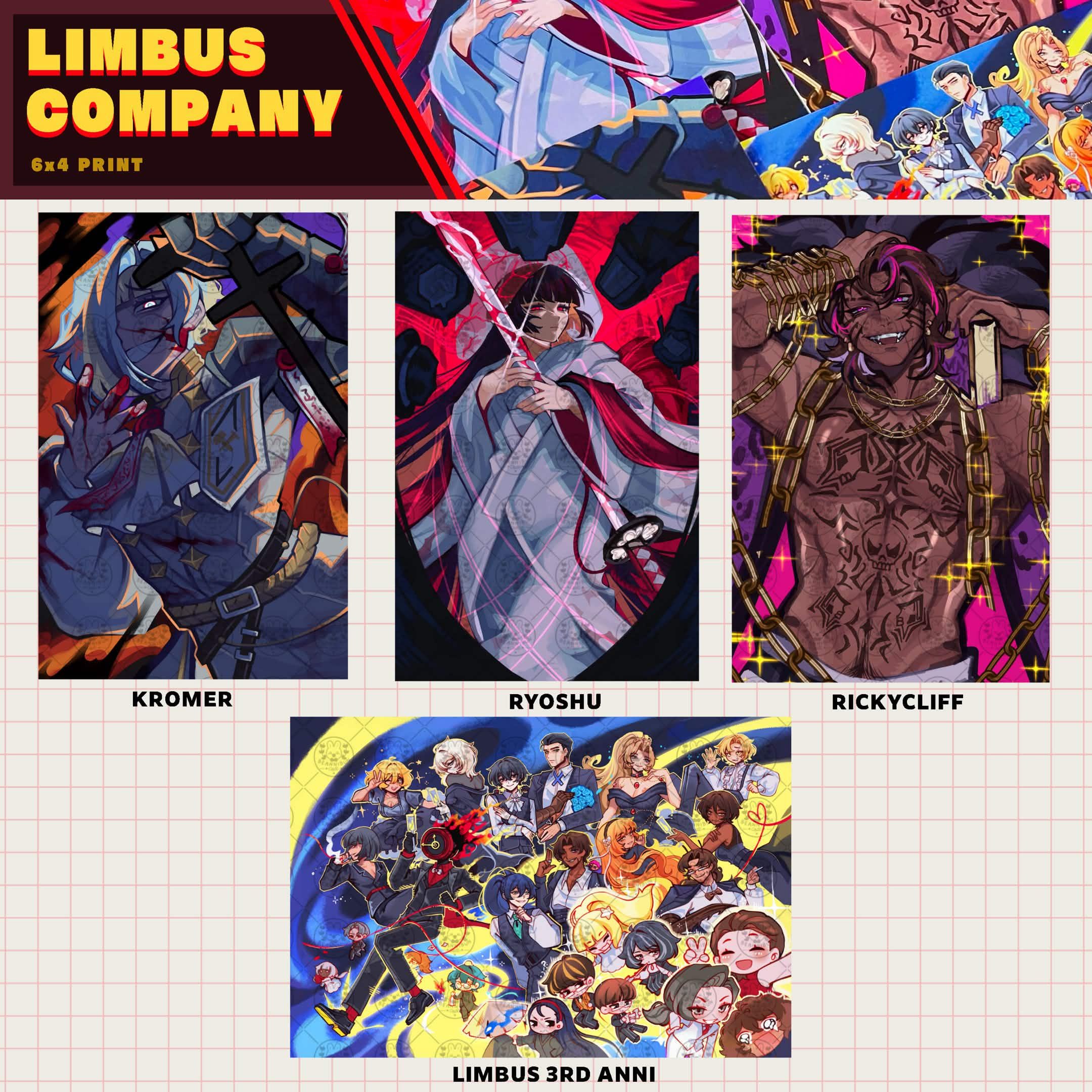 LIMBUS COMPANY 6x4 Prints P2 - Etsy