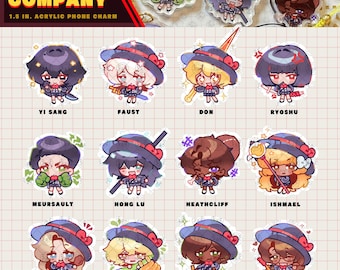 LIMBUS COMPANY Sinnerlings Phone Charms