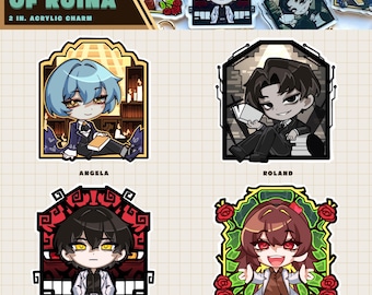 LIBRARY of RUINA Librarian Acrylic Charms SET 2