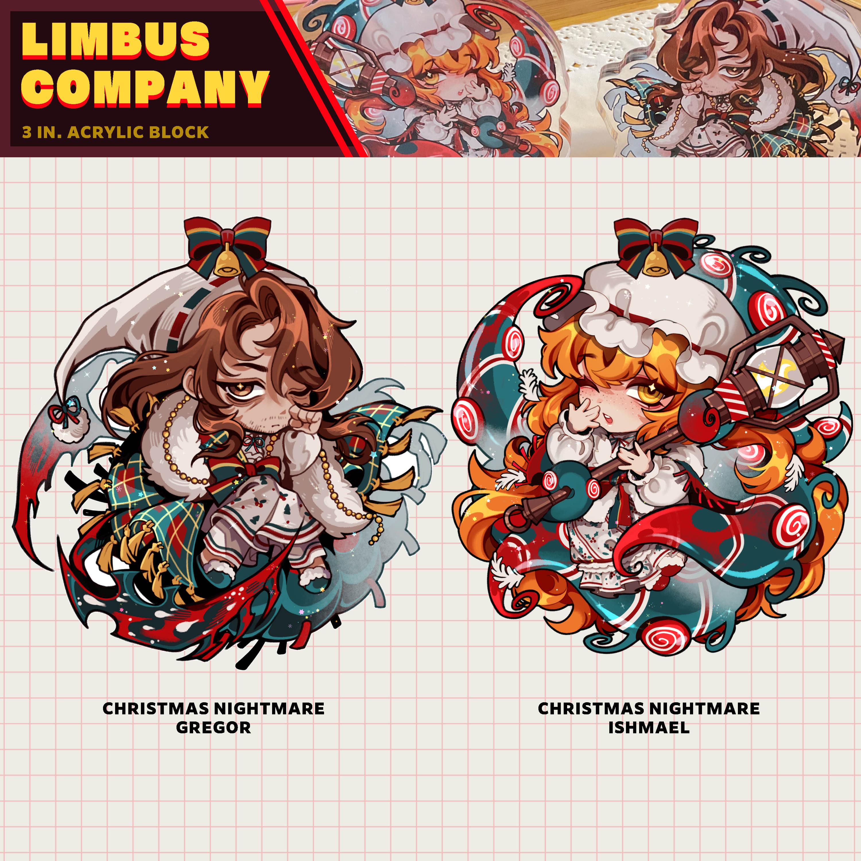 LIMBUS COMPANY Christmas Nightmare Gregor and Ishmael Acrylic
