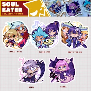 SOUL EATER Acrylic Charms