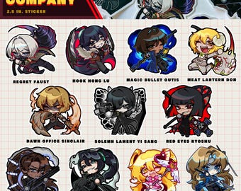 リンバス・カンパニー シーズン4 ステッカー - Etsy 日本