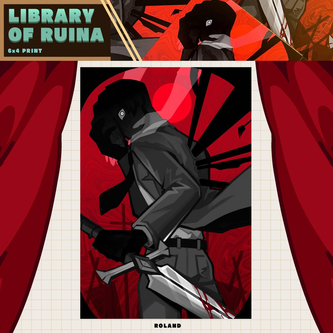 LIBRARY of RUINA Roland 6x4 Print - Etsy