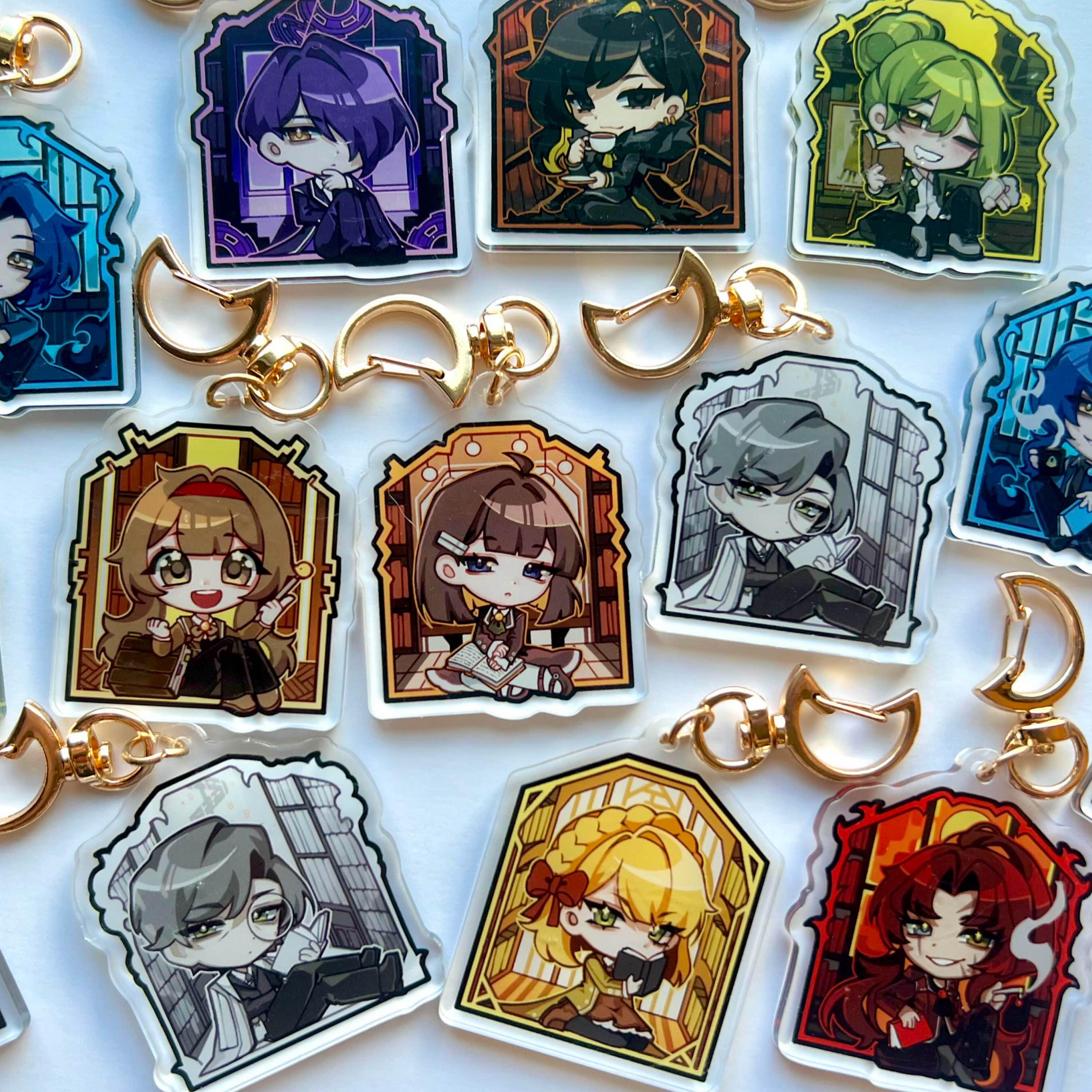 LIBRARY of RUINA Librarian Acrylic Charms SET 1 - Etsy