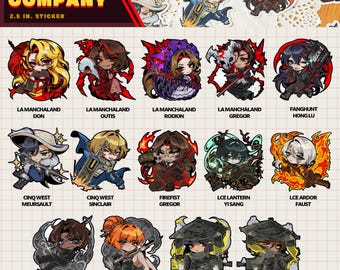 LIMBUS COMPANY Season 5 Stickers