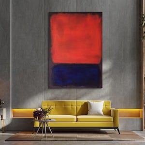 Mark Rothko No.14 1960 Print, Mark Rothko Canvas Print, Mark Rothko ...