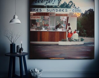 Gordon Parks Ready To Hang Canvas,Drinking Fountain Black Lives Matter African American,Department Store Segregation in the South Colored