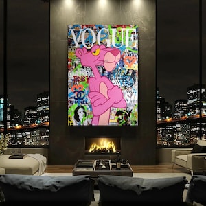 Banksy Pop Art Canvas - Street Graffiti Wall Art, Modern Poster, Urban Decor, Banksy-Style Artwork