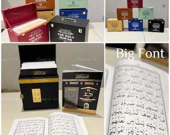 Holy Quran Koran Full Para Kaaba Box Set Quran 30 Individual Dual