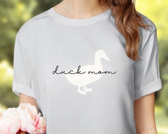 Camiseta de mamá pato, ropa para amantes de los patos