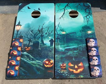Halloween Cornhole Boards Signature Series