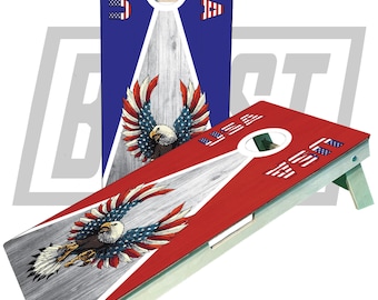 Eagle American Flag USA Patriotic CORNHOLE BOARDS