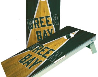 Green Bay Football Team Cornhole BoardsSignature Series