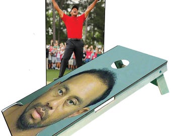 Tiger Woods Golf Cornhole BoardsSignature Series