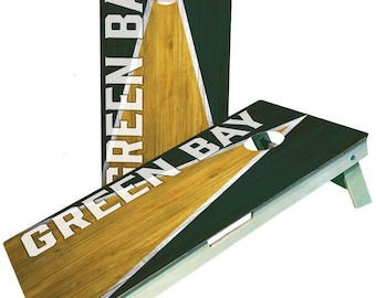 Green Bay Football Team Cornhole BoardsSignature Series