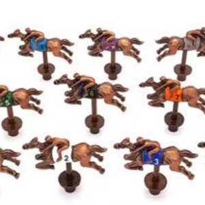 Sport or Custom Horse Race Dice Game: party game, dice and card game fun for all families afbeelding 8