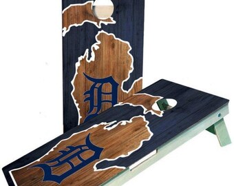 Detroit Tigers Cornhole BoardsSignature Series