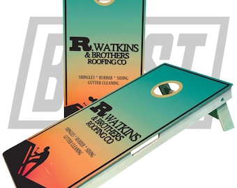 Custom Company logo or business cornhole set