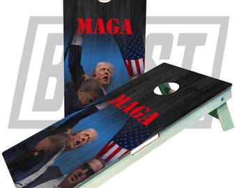 Trump MAGA Cornhole BoardsSignature Series