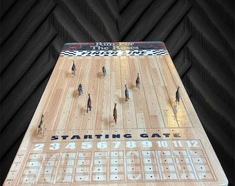 Horse Race Game: Plain Theme Gambling Party Dice Game