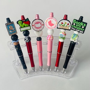 Bookworm Beaded Pen: Fun Reader Gift for Book Club