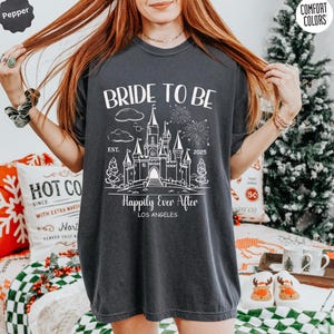 Unisex Comfort Colors Personalized Retro Bachelorette Party Shirts, Bride To Be Shirt, Bride Squad Shirt, Custom Bachelorette, EST. 2025
