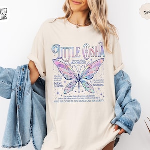 Comfort Colors Little Osha Butterfly Shirt, Saeris Fane Kingfisher Sweatshirt, Little Osha Fantasy Tee, Quicksilver Callie Hart Gift, SSD168