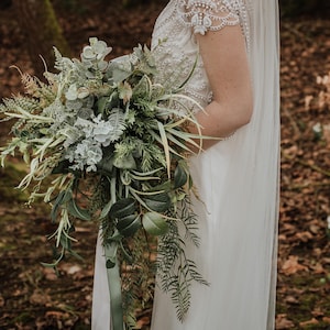 Boho bouquet, Eucalyptus bouquet, Rustic bouquet, Fern bouquet, Alternative bouquet, Bridal greenery, Woodland greenery, Wild bouquet image 1