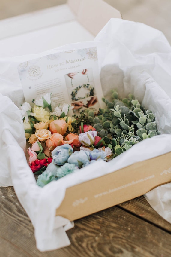 Make Your Own Crown Making Kit Flower Crown Kit Craft Kit