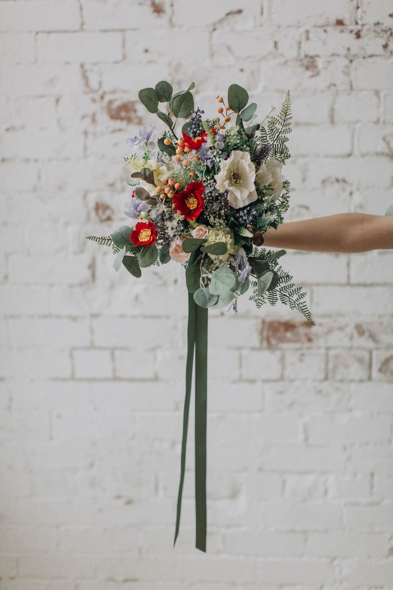 freeform wild flowers Colourful Wedding Bouquet Vibrant Bridal Bouquet Large Bouquet wildflower bouquet