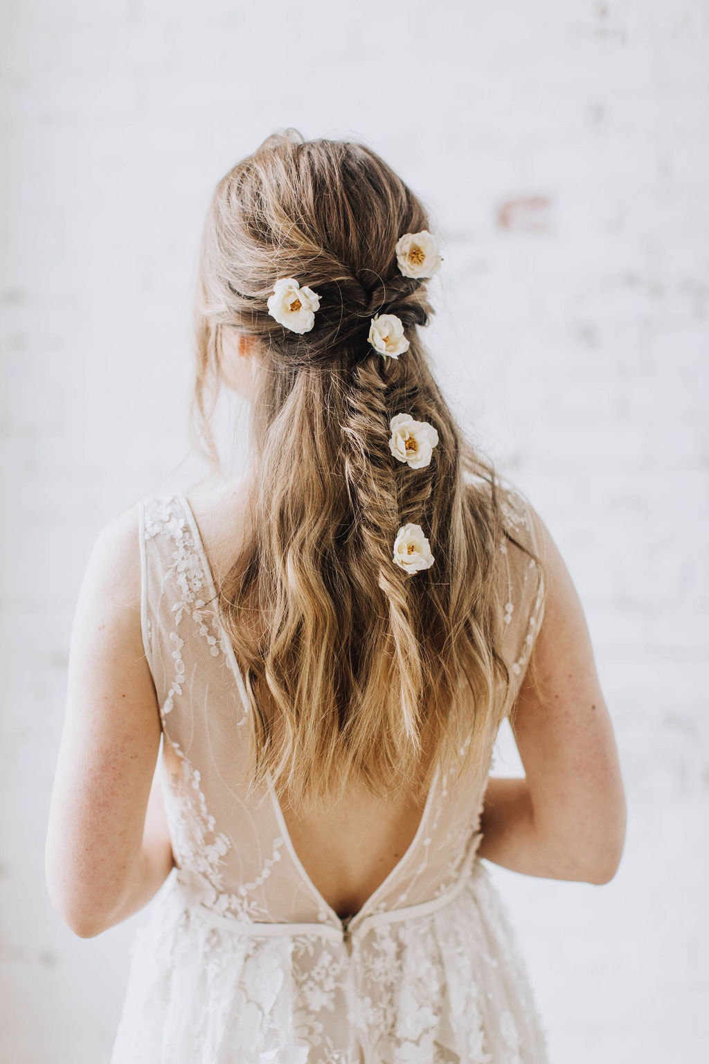 Clips For Wedding Dresses : Wedding Dress Clip, Wedding Accessories, Bridal Jewelry, Floral Dress Sash