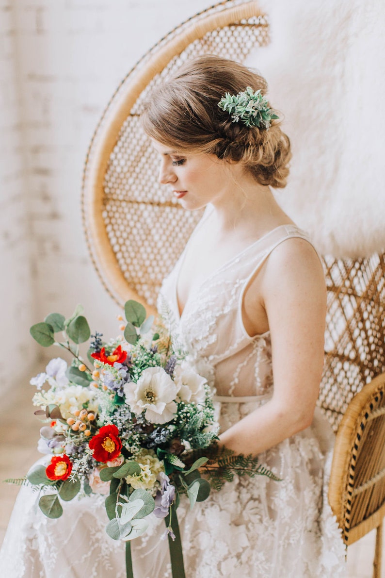 freeform wild flowers Colourful Wedding Bouquet Vibrant Bridal Bouquet Large Bouquet wildflower bouquet